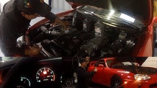 ENGINE SOUND amp HP TEST Mtul 5w40 vs Shell 10w60 Synthetic Racing Oil Shell Helix Ultra Racing [upl. by Tniassuot]