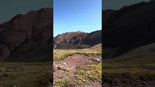 Hiking in Maroon Bells Snowmass Wilderness  Colorado [upl. by Akirdnwahs]