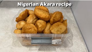 Nigerian Akarabeancake Recipe [upl. by Neely934]