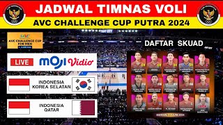 Jadwal Timnas Voli Putra AVC Challenge Cup 2024  Jadwal AVC Challenge Cup 2024 Hari Ini [upl. by Jankey]