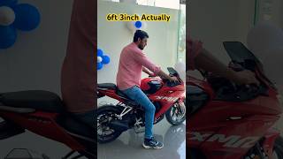 Best SPORTS full fairing bike for TALL RIDERSyoutube yt bike bikeride automobile hero tall [upl. by Fritze]