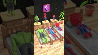 Lil Spidey And His Friends Weird Alarms 😂😂😂 animatedshort spiderman shorts [upl. by Aicinet665]