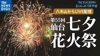 第55回仙台七夕花火祭 【tbc東北放送】 [upl. by Hinkel905]