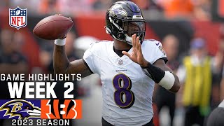 Baltimore Ravens vs Cincinnati Bengals Game Highlights  NFL 2023 Week 2 [upl. by Stav]