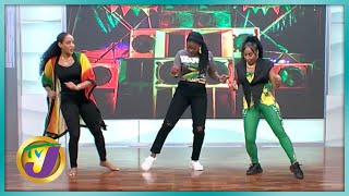 Bruckins Throwback Reggae Dancehall JugglingDanceoff  TVJ Weekend Smile [upl. by Llibyc795]