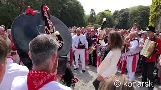 “Obby’ Oss May Day 2022 Padstow North Cornwall United Kingdom Mayday festival [upl. by Eelarak476]