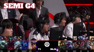 T1 vs BLG  Game 4  Semi Final LoL MSI 2024 Main Stage  Bilibili Gaming vs T1 G4 full game [upl. by Lehcyar34]