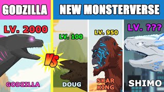 Godzilla vs All New Monsterverse Kaiju Level Challenge  Kaiju Animation [upl. by Veneaux]