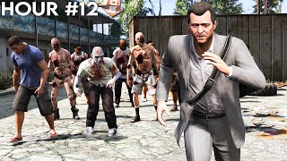 Michael Survived 24 Hours in ZOMBIE APOCALYPSE GTA 5 [upl. by Elison679]