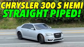 2023 Chrysler 300 S 57L HEMI V8 w STRAIGHT PIPES [upl. by Cichocki]