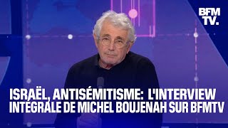 Conflit IsraëlGaza antisémitisme linterview intégrale de Michel Boujenah sur BFMTV [upl. by Kono]