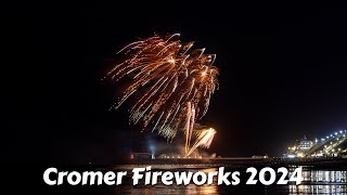 Cromer Fireworks  New Years Day 2024 [upl. by Sidwohl]