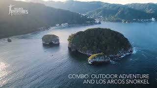 Combo Outdoor Adventure  Los Arcos Snorkel  Vallarta Adventures [upl. by Obed]