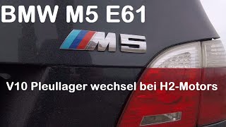 BMW M5 E61 Pleuellager Lagerschalen Service bei H2Motors  S85B50 [upl. by Gnaht]