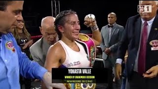 Yokasta Valle Defeats Anabel Ortiz By Unanimous Decision Goldenboy Boxing  1142023 [upl. by Swenson]