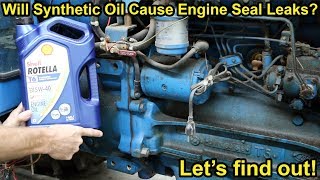 Will Synthetic Motor Oil Cause Engine Seal Leaks Lets find out [upl. by Danieu502]