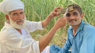 ASMR Real Beard Shave With Straight Razor But Barber OldASMR ABi [upl. by Ardnuaet449]