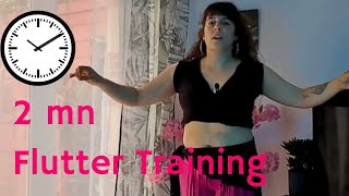 Bellydance FLUTTER  2 mn Training [upl. by Dawson]