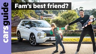 Family test  does this SUV offer more than just good value Mitsubishi Outlander Exceed 2023 review [upl. by Gatian]