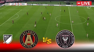 🔴LIVE  ATLANTA UNITED vs INTER MIAMI  Major League Soccer 2024  MLS USA  PES Game Simulation [upl. by Llerret]