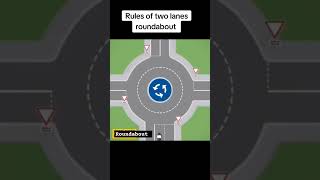 Rules of two lans Roundabout In UAE [upl. by Emmuela]