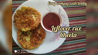 Leftover rice recipecheela deliciousLeftover rice cheelaInstant recipe for breakfast [upl. by Eelatsyrc]