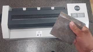 HOW TO USE LAMINATING FILM MACHINE unboxing and testing STEP BY STEP  TEMPERATURE TEST [upl. by Rockefeller257]