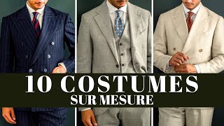 Je vous présente mes 10 COSTUMES SUR MESURE Blandin amp Delloye [upl. by Noit]