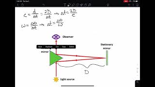 Michelson’s speed of light experiment [upl. by Bard]