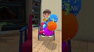 BALLOON POP CHALLENGE How many did they pop in Scary Teacher 3D [upl. by Alludba]