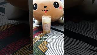 Melao Turmeric clay mask stick review [upl. by Danielson]