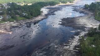 Boiling Spring Lakes aftermath from Hurricane Florence [upl. by Rask]