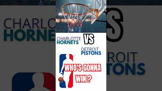 Charlotte Hornets vs Detroit Pistons The Battle Begins [upl. by Patrich]