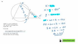 Edexcel GCSE Maths Past Papers November 2022 Paper 3 Higher Q16 [upl. by Pontias]