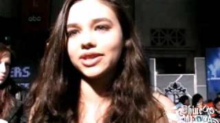 India Eisley Interview  Jonas Brothers 3D Premiere [upl. by Minoru598]