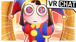 Pomni is doing WHAT 😳  VRCHAT funny moments [upl. by Nnaytsirk379]