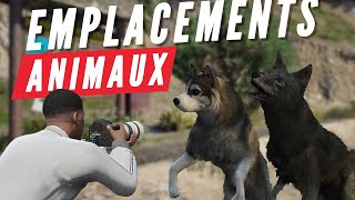 LES PLUS PROCHE LOCALISATION DES ANIMAUX  GTA ONLINE [upl. by Donoho]