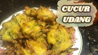 Resepi Cucur Udang Rangup di Luar Lembut di Dalam  Sukatan Cawan [upl. by Hitoshi]