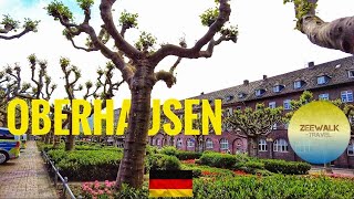 Walking in OberhausenGermany 🇩🇪【4K UHD 60fps】Spring Walk ـ Central city June 2021 [upl. by Dobb]