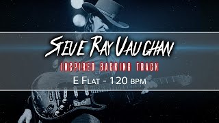 Stevie Ray Vaughan Style Blues Backing Track  Eb  120bpm [upl. by Nosnirb]