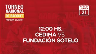 Cedima vs Sotelo  Primera División Basquet Adaptado Nacional [upl. by Yreneh]