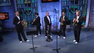 Canadian Brass performs LIVE at Zoomer Hall [upl. by Broek484]