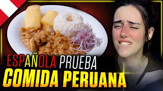 Pruebo POR PRIMERA VEZ la comida PERUANA cocinada en ESPAÑA 😍 ¿Me gustará [upl. by Ker214]