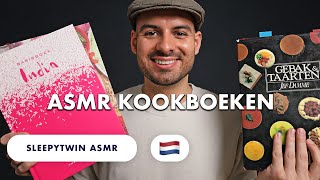 ASMR Mijn Favoriete Kookboeken Aan Jou Laten Zien  Fluisteren amp Tapping  ASMR Nederlands [upl. by Reld]