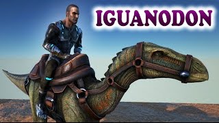 ARK Dev Kit  IGUANODON  Animations amp Dino Dossier Spotlight Ark Survival Evolved [upl. by Bringhurst]