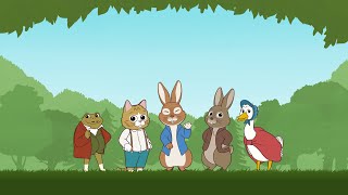 Meet Peter Rabbit amp Friends  Animated Tale with Peter Benjamin Jemima Tom amp Jeremy  Little Fox [upl. by Aehc]