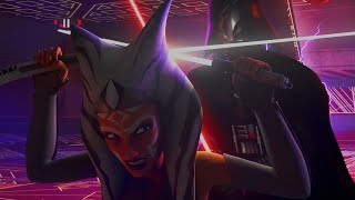 Ahsoka vs Darth Vader with Duel of the Fates Full Fight [upl. by Eniak]