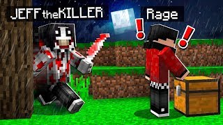 I FOUND Jeff The Killer in Minecraft Scary [upl. by Bordiuk634]