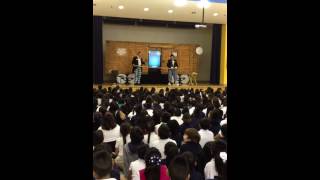 Lewisville Fire Safety Clowns Visit Elementaries [upl. by Anael283]