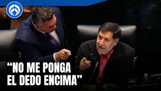 VIDEO  Alito y Noroña protagonizan zafarrancho en el Senado [upl. by Brennen152]